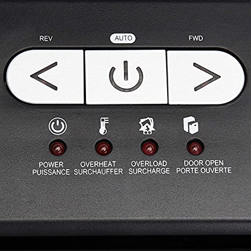 Amazon Basics 18 Sheet Cross Cut Paper, CD, and Credit Card Shredder with 6 Gallon Bin, 30 Minutes Continuous Run Time, Black