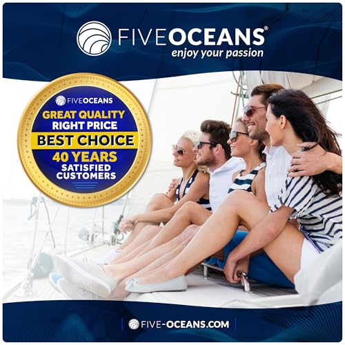 Five Oceans Porthole Collection Nautical Pencil Holder, Pen Holder - Pen Cup - Pencil Holder for Desk, Pen Holder Organizer for Office Decor - 4-inch Height - 2-5/8-inch Diameter - FO3978