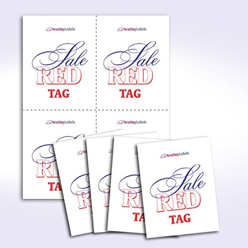 NextDayLabels Laser and Inkjet Printer Postcards, 8.5 x 11, 4 up Per Page