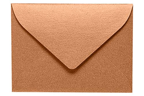 LUXPaper #17 Mini Envelopes | 2 11/16" x 3 11/16" | Copper Metallic | 80lb. Text | 250 Qty