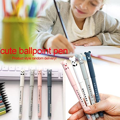 CDGTHYU 12 Pcs Erasable Gel Pen School Office Supplies Stationery Gift 0.35mm Black Ink