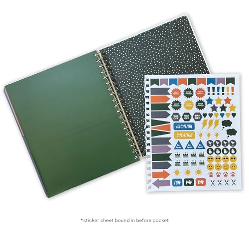 High Note 2027 Planner, 17-Month Weekly & Monthly Hardcover Planner: August 2026 to December 2027, 9" x 10", Orders of the Animals with Notes, Lists & Reference Pages + Sticker Sheet