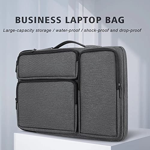 LLLSSS Laptop Hand Bag Waterproof Table PC Sleeve Notebook Briefcase with Mouse Cable Phone Pen Holder Pocket Pouch(13.3-inch)