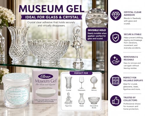 QuakeHold! 94311 Museum Gel, Wax & Putty (3-Pack)