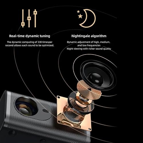 Mini Projector 1080P Home Theater 700 ANSI Lumens Digital Conference Halls