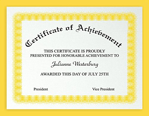 250 Golden Yellow 65lb Cover|Card Paper - 9" X 12" (9X12 Inches) Frame and Sketch Pad Size - 65 lb/Pound Light Weight Cardstock - Quality Printable Smooth Surface for Bright Colorful Results