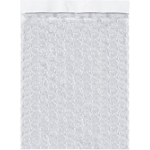 BOX USA BBOBHD1215 Super Duty Self-Seal Bubble Pouch, 12" x 15", Clear (Pack of 125)