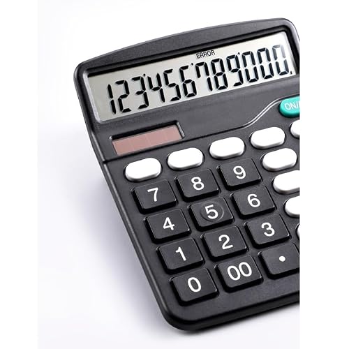 TEOYETTSF Business Calculator 12 Bit Power Student Desktop Calculator Solar Computer Logo Wholesale