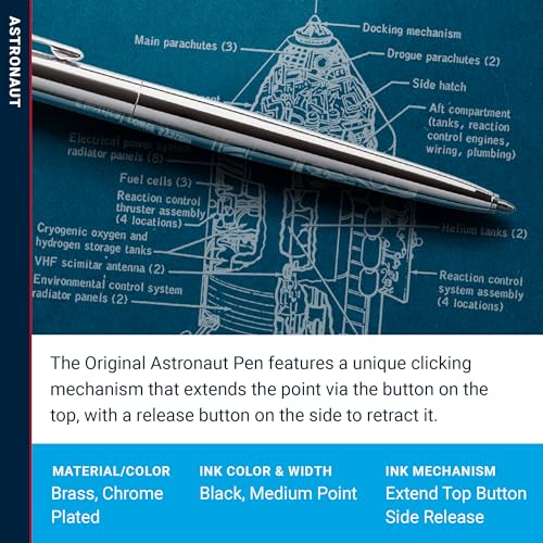Fisher Space Pen Chrome Original Astronaut Pen, Gift Box