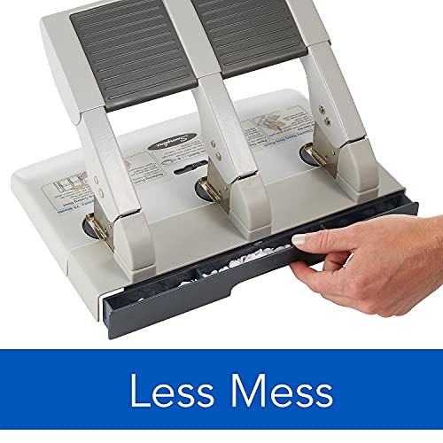 Swingline - SWI74550-75-Sheet Heavy-Duty Three-Hole Adjustable Punch