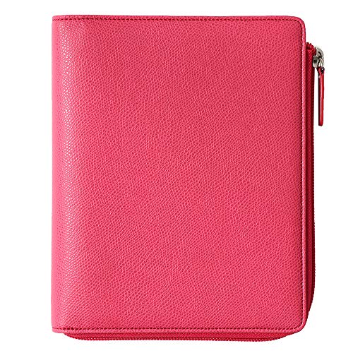 Quovadis Personal Organizer Cover, Bible Size, L Zip, Timer 17, Club, Flamboise qv93602rofran