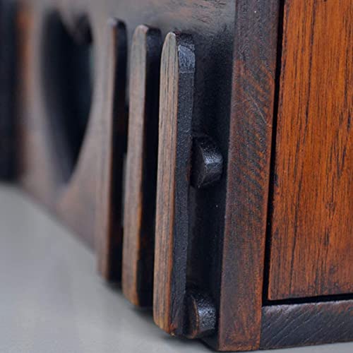 ZEELYDE Donation/Charity/Suggestion Box,Charity Fundraising Wooden Fundraising Box - Natural Wood Rustic Wall Mounted Suggestion Box, Christian Fundraising Storage Box - Suggested Charity Box