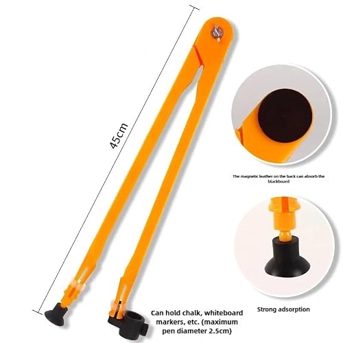 Large Math Geometry Rulers Geometry Tool for Blackboard White Board Teachers Class Geometry Math Set 40cm(4PCS)