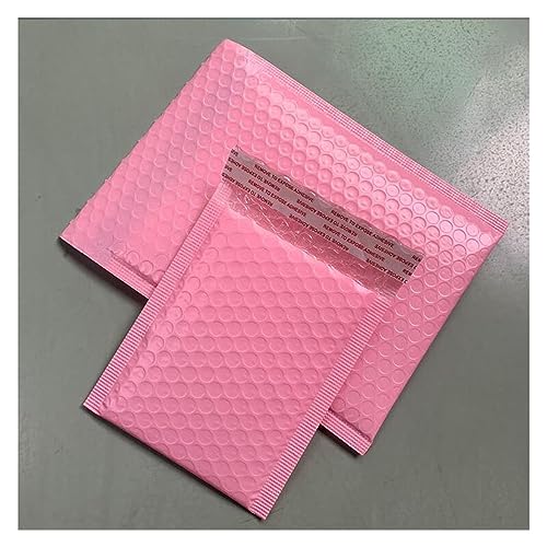 CFFQDQUANB Postal Bags Bubble Envelopes Mixed Parcel Bags Colored Bubble 50 pcs Mailer Self Seal(Black,15 * 18cm)