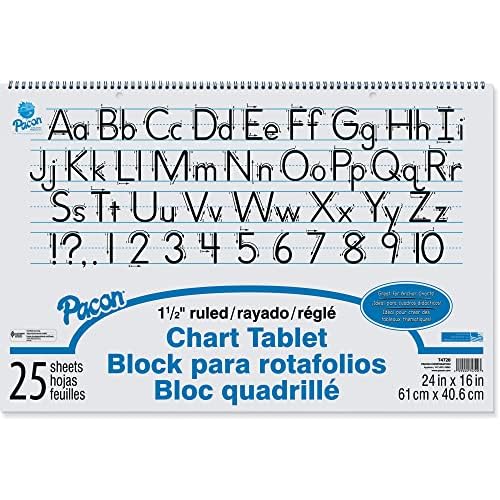 Casafoyer® Chart Tablet, 24" x 16", 1 1/2" Ruled, 25 Sheets - Pack of 2