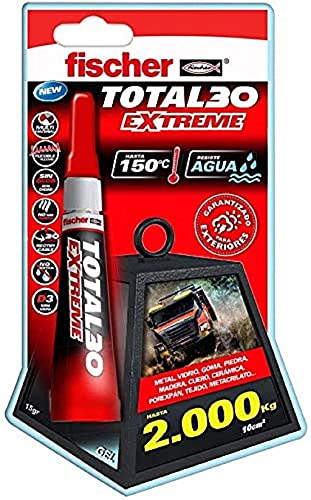 Fischer 541726 Adhesive Total 30 Extreme (Container 15 g) Transparent