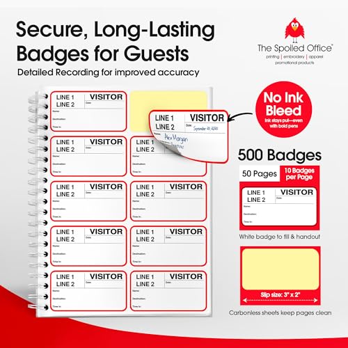 The Spoiled Office Red Custom Sign in Book, Non Expiring
