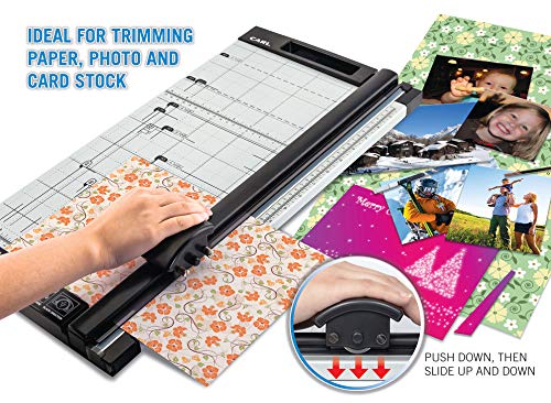 Carl 18 inch DC-2A3N Premium Rotary Paper Trimmer, Metal Base, 15 Sheet Cutting Capacity.