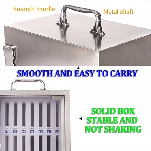 Dntum Mobile Stand,Locker Shelves,Cell Phone Lock Box,Wall Mount Storage Box,Phone Holder Cabinet Storage Box,Phone Cabinet,Storage Box,Metallic12Slots