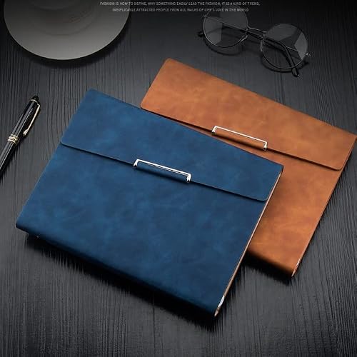 Tri-fold loose-leaf notebook a5 stationery detachable business notepad leather