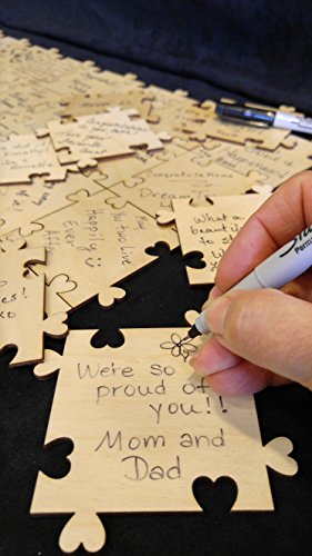 Sweetheart Puzzle Wooden Signing Guest Book (150 piece)