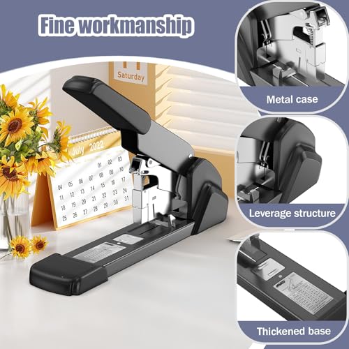 ZFYOUNG Heavy Duty Stapler, 240 Sheets High Capacity, 3000 Staples