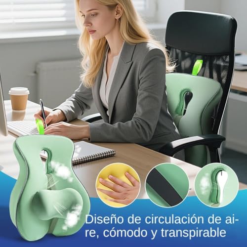 EZLQGBWKPDT Ergonomic lumbar support cushion | | Comfortable seat pillow for relieving back pain | Suitable for offices, cars, travel, sofas, home and workplace