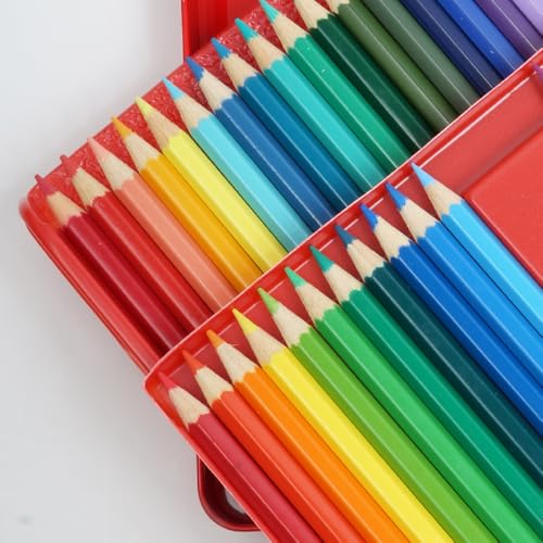 Faber Castell 48 Watercolour Pencils in Metal Tin Includes Gift for Artists for Drawing and Painting