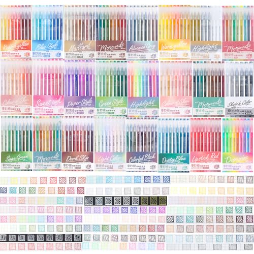 PHOSYNDYE 207 Color 0.6mm Gel Pen Painting Set