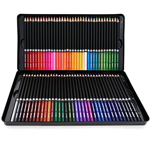 ZYQHMY 72/100 Colored Pencil Art Lapis de cor 72 cores Profissional Colored Pencils 72 Lapis Artist Crayons Sketch(72 colors)