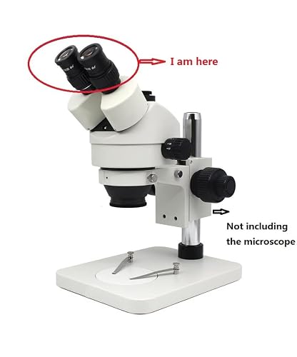 Microscope Accessories Kit WF10X 20mm Microscope Eyepiece Microscope Lens Accessories Wide Angle High Eye-Point Eyepiece with Cross Reticle Scale 30/30.5mm Microscope Slides(30.5mm with Scale)