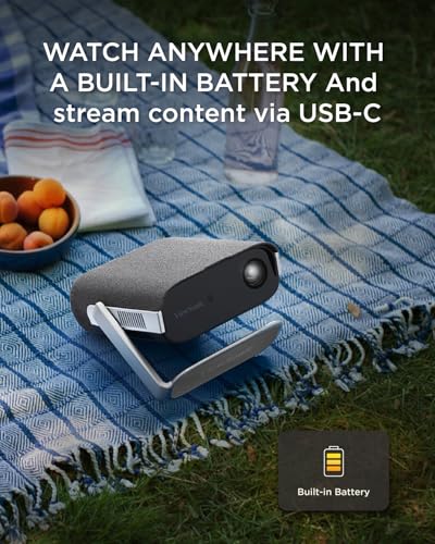 ViewSonic M1 Max 1080p Smart LED Portable Projector with Built-in Google TV