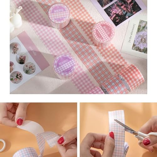 KLJUHGTR Washi Tape Art Craft Decorative Adhesive DIY Scrapbooking Sticker Label Stationery