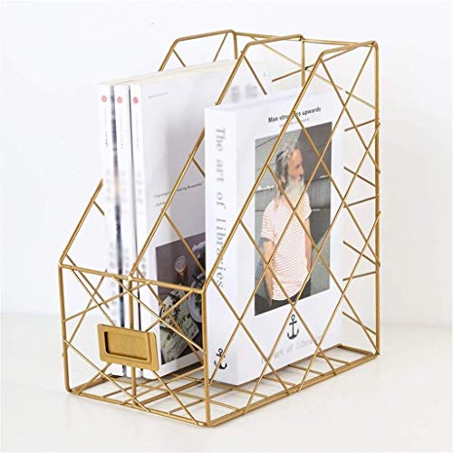 GVRMLDF File Sorter and Magazine Desk Organizer,Metal Holder for Home Office School Pack