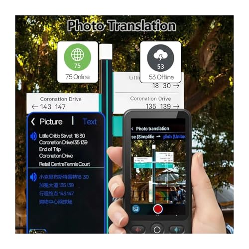 AI Translator 160 Online, 23 Offline Languages, translate Chats, GPT 16GB, Voice, Photos, Travel, Study