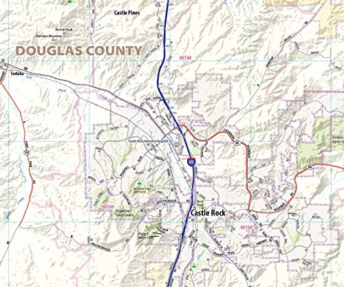 Greater Denver Metro Area (42" Wide by 52" high)