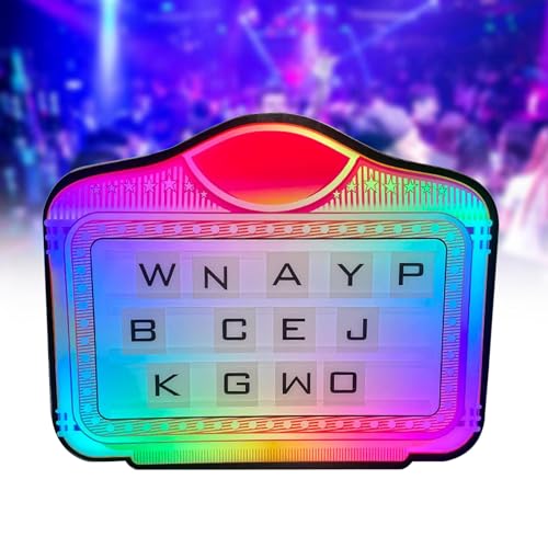 NYMFEA LED Letter Bottle Presenter, Color Change, Customized Logo Happy Birthday Changeable Letters VIP Service for Club Party Bar,A