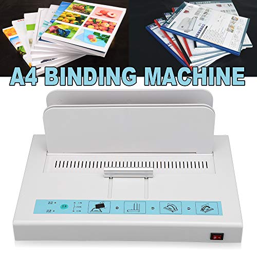 110V Thermal Binding Machine, 500 Sheets Capacity Book Binding Material Book Binder Machine A3 A4 A5 Book Envelope Electric Metal Thermal Binder Stapling