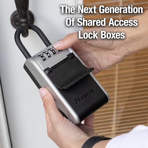 Master Lock High Capacity Key Lockbox, Combination Dial, Removable Shackle