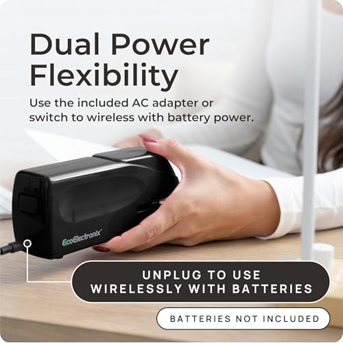 Eco Electronix Black Electric Stapler Pro - Automatic Desk & Office Stapler