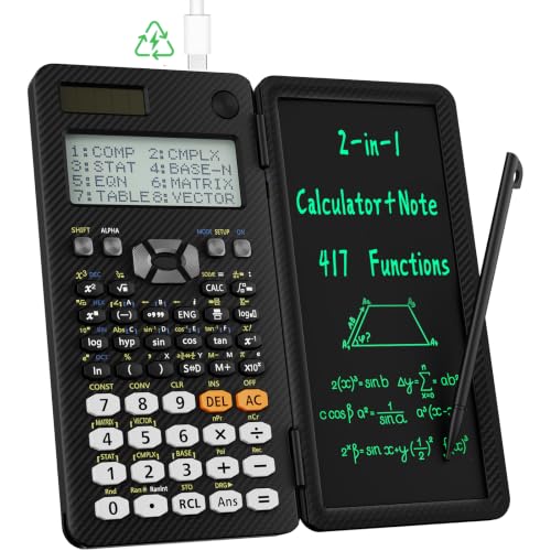 ROATEE Scientific Calculator for Student 991ES with Notepad School Supplies
