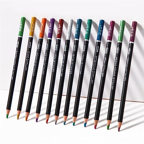 SIDUFHAOPKLL 180 Colours Oil Based Coloured Pencils Iron Box Set Art Painting Drawing Supplies Graffiti