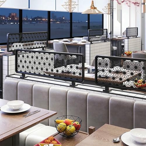 Dividers for Dining Areas, Semi-Privacy Dining Space Decorative Partition Restaurant Countertop Divider Restaurant Table Top Separator