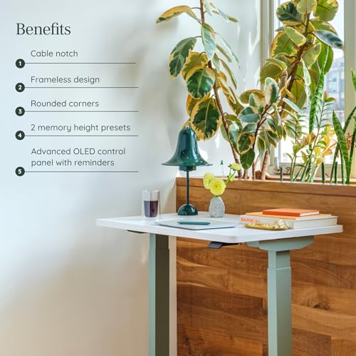 Branch Duo Standing Desk, Adjustable Standing Desk with 20" Range