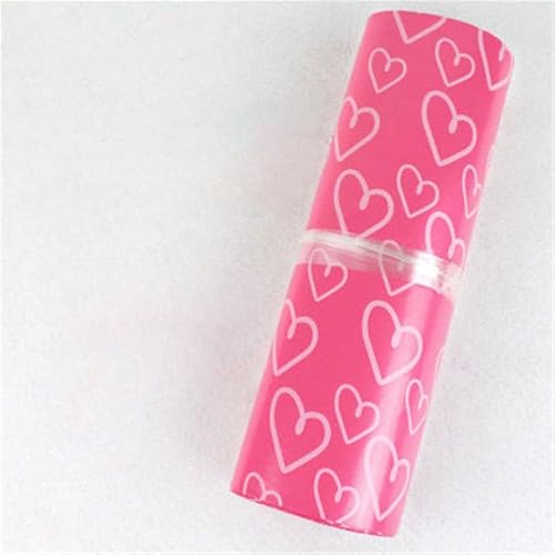 50Pcs Heart Pattern Courier Bags Frosted Self-Seal Adhesive Shoes Bag Mailing 28 * 42cm