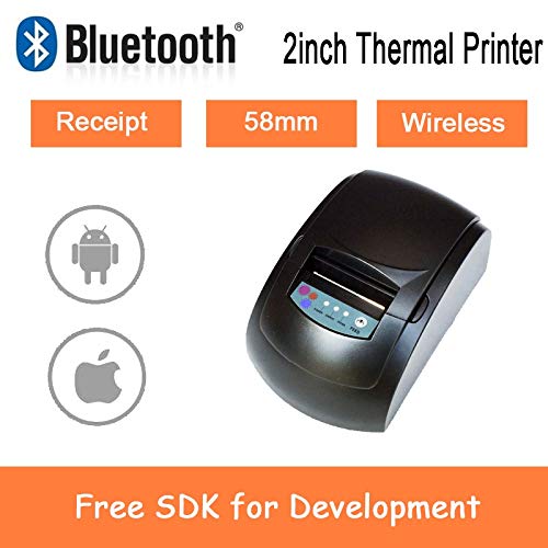 UIOLCFF 58MM Serial Thermal Receipt POS 58 Printer Support Cash Drawer