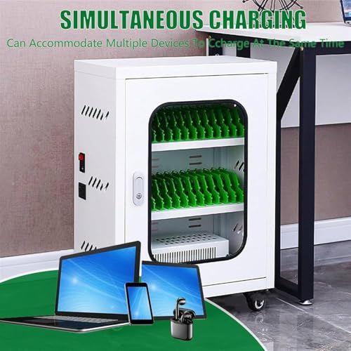 Rechargeable Mobile Phone Storage Locker, Cellphone USB Charging Station Lockers,Rechargeable Cellphone Locker,Storage Charging Station,for Students(30 Slots)