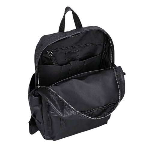 VCDUXMQLK Genuine leather backpack for men's top layer cowhide for business computer bag
