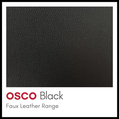 Osco Faux Leather Three Tier Letter Tray - Black