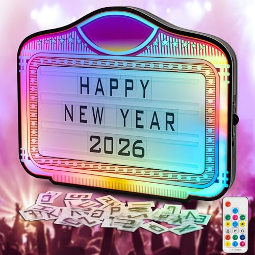LED Bottle Service Sign with Color Change, 4 Letter Sets & 2 Number Kit